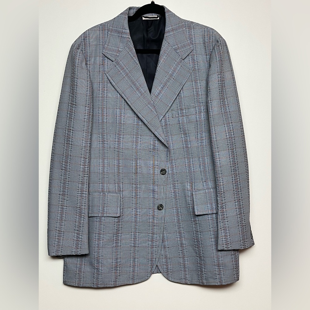 Vtg Sullivan’s Menswear 70’s Med-Gray Textile Suit
